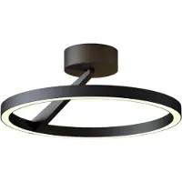 Artdelight Plafonnier design Oregon noir