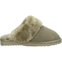 Warmbat Flurry Pantoffels Open - Taupe - Maat 37