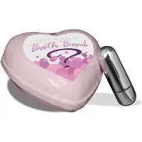 Kheper Games Mini vibromasseur caché dans bombe de bain (champagne-fraise)