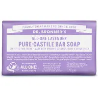 Dr. bronner's Lavender Pure-Castile Magic Bar Soap 140 g Savon