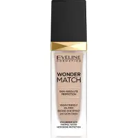 Eveline Cosmetics Wonder Match fond de teint liquide longue tenue à l'acide hyaluronique teinte 12 Light Natural 30 ml