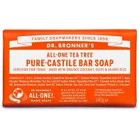 Dr. bronner's Tea Tree Pure-Castile Magic Bar Soap 140 g Savon