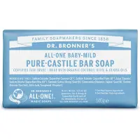 Dr. bronner's Unscented Pure-Castile Magic Bar Soap 140 g Savon