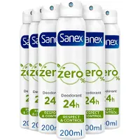 Sanex 6 x Deospray Zero % Normal (6 x 200 ml)