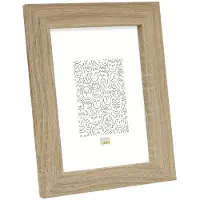 Deknudt Cadre photo fini dans une couleur bois naturel 30x30 S49BH1