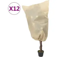 vidaXL Housses de protection pour plantes avec cordon de serrage 12pcs