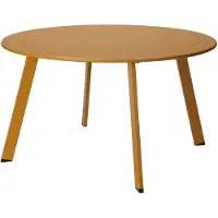 Progarden Table d'appoint 70x40 cm jaune moutarde mat