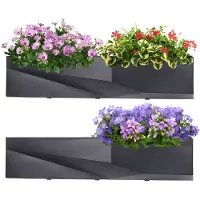 Niceey Verticale Tuin - Set van 2 - Plantenbakken - Zwart