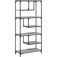 vidaXL Bibliothèque sonoma gris 81x36x176 cm bois d'ingénierie