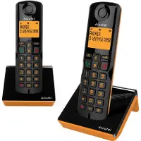 Alcatel S280 duo orange Téléphone mains libres Répertoire 50 noms