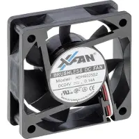X-FAN Ventilateur axial RDH6025S2 24V 24 V/DC 25.8 m³/h (L x l x h) 60 x 60 x 25 mm 1 pc(s)