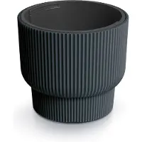 Prosperplast Pot de fleurs Milly - Anthracite DBMLR400-S433 Anthracite- (39.50 x 35 cm)
