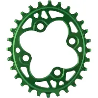 Absolute Black Oval 64 Bcd Chainring Vert,Rose 28t