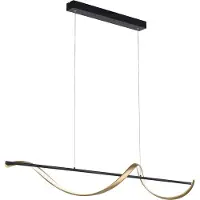 Paul Neuhaus Lampe suspendue ondulée Q-Swing anthracite