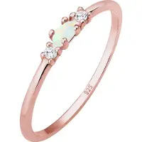Elli Bague opal / or rose / transparent