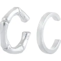 Elli Boucles d'oreilles 'Bambus' argent