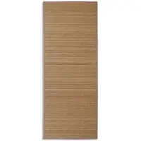 vidaXL Tapis en bambou marron à latte rectangulaire 80 x 200 cm