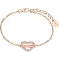 s.Oliver Coeur Infini, (20 cm, Argent, Zircone)