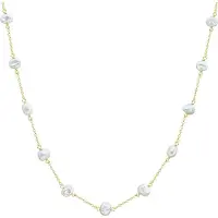 Valero Pearls Chaîne or / blanc