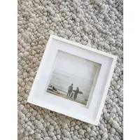 Deknudt Frames Cadre photo en bois Deknudt avec passe-partout S67NK blanc 20 x 20 cm