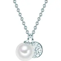 Valero Pearls Chaîne argent / blanc perle
