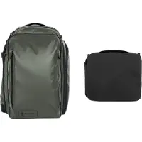 WANDRD Transit 35L Travel Sac à Dos Wasatch Vert Essential Bundle