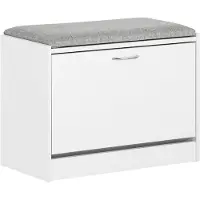 SoBuy Banc Armoire à Chaussures avec Coussin