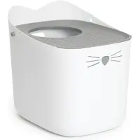 Catit Pixi Bac à litière Blanc Blanc One Size