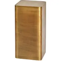 Light & Living Pilier en métal ALURIO en bronze antique – 30,5x30,5x60 cm