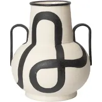 Ferm Living - Trace Vase Off-White
