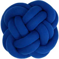 Design House Stockholm Knot Cushion Ottoman Klein Blue