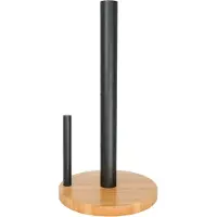 Point-Virgule Porte-rouleau de cuisine Ø 15 cm noir