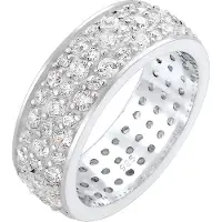 Elli PREMIUM Bague 'Bandring' argent