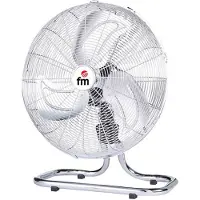 Grupo FM Ventilateur de Bureau FG45 120W Gris Métal