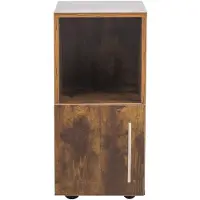 Vdd Table de chevet - meuble d'entrée - hauteur 64 cm - brun noyer