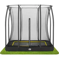 Salta Trampoline Comfort Edition Ground - 214 x 153 cm - Rectangulaire - Noir