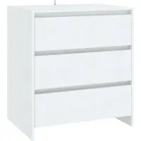 vidaXL Sideboard blanc 70x41x75 cm bois composite