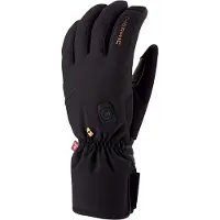 Therm-ic - Gants chauffants PrimaLoft&reg; - Ultra Boost Light Black en Cuir - Taille 6.5 - Noir