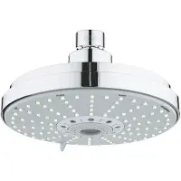 GROHE -Douche de tête RAINSHOWER Cosmopolitan, 15x21, 4 jets (normal, pur, pluie, shampoing), D160 mm, chromé Réf 27134000