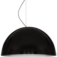 OLUCE Sonora Lampe suspendue External Black - Inner White | Large Ø: 90 cm