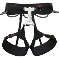 Petzl - Harnais d'escalade et d'alpinisme - Aquila Noir en Aluminium - Taille L