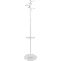 V-Part Porte-manteau sur pied avec 8 patères Porcelain Blanc 178 cm