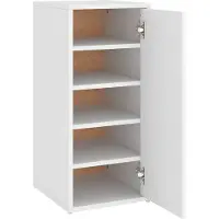 vidaXL Armoire à chaussures Blanc 32x35x70 cm Bois d’ingénierie
