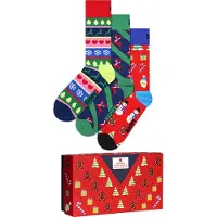 Happy socks X-mas Sweaters Gift Set Half Long Socks 3 Pairs Multicolore EU 41-46 Homme,Femme