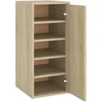 vidaXL Armoire à chaussures Chêne sonoma 32x35x70 cm Aggloméré