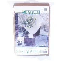 Nature Couverture en polaire d'hiver 60 g/m² Beige 2x5 m
