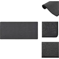 vidaXL Tapis de couloir Anthracite 80x150 cm