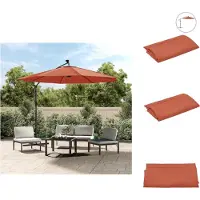 vidaXL Housse de rechange pour parasol Terracota 300 cm