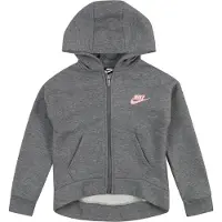 Nike Kids Veste de survêtement 'Club Fleece' gris chiné / rose clair