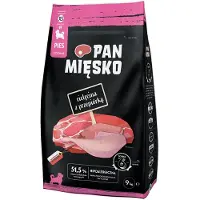 PAN MIĘSKO Mr. Meat Karma Veau avec chiot de caille